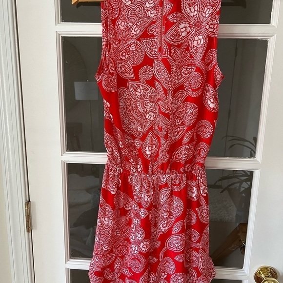 Show me Your Mumu Riri Romper Aquarius Paisley Ruffle Boho Red - size S - Picture 2 of 6